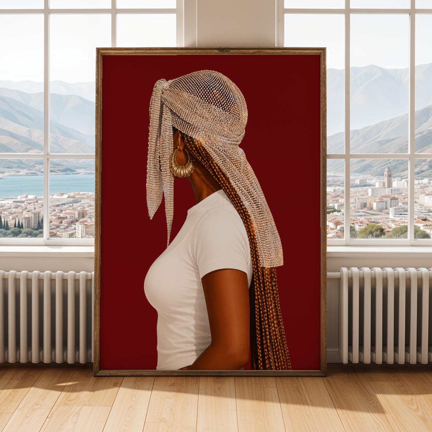 Black Girl Wall Art Print 274 Soluna Soul
