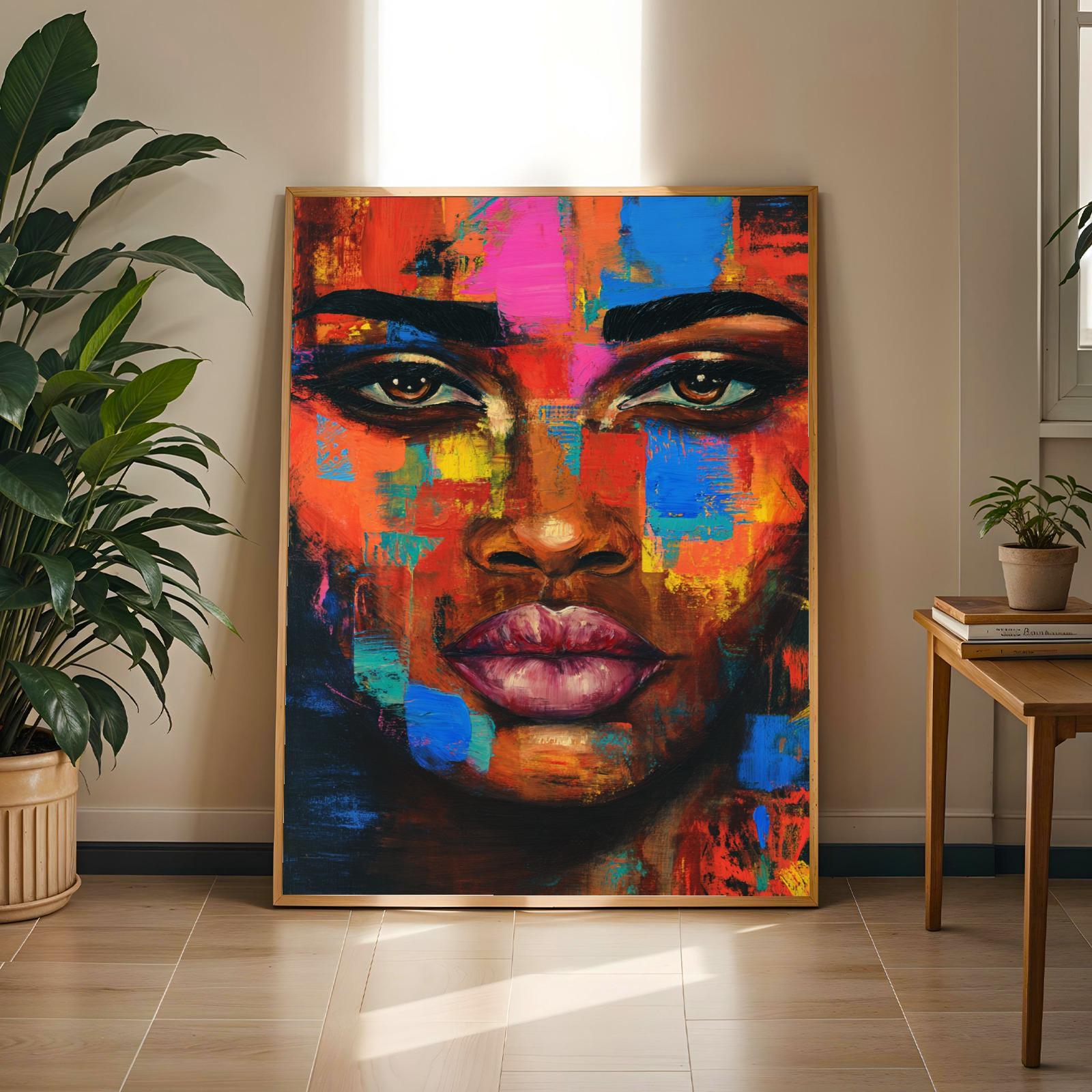 Modern Graffiti Abstract Wall Art Print 345 Soluna Soul