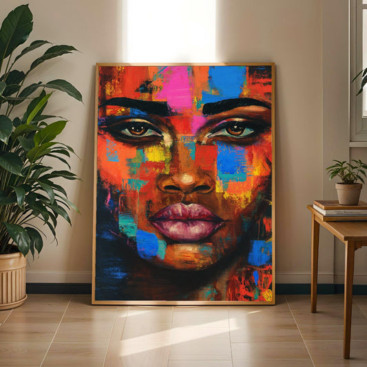 Modern Graffiti Abstract Wall Art Print 345 Soluna Soul
