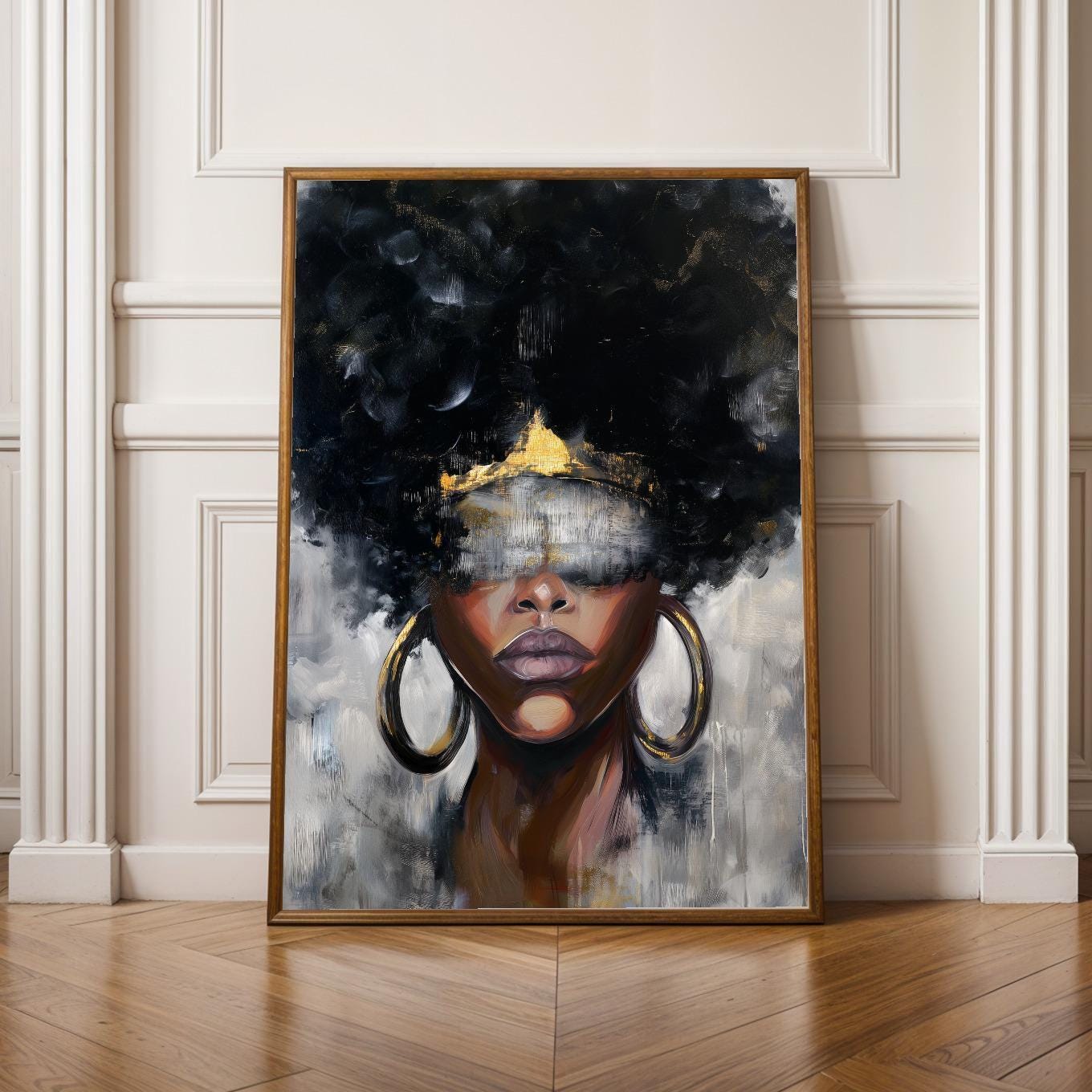 Abstract Woman Wall Art Print 341 Soluna Soul