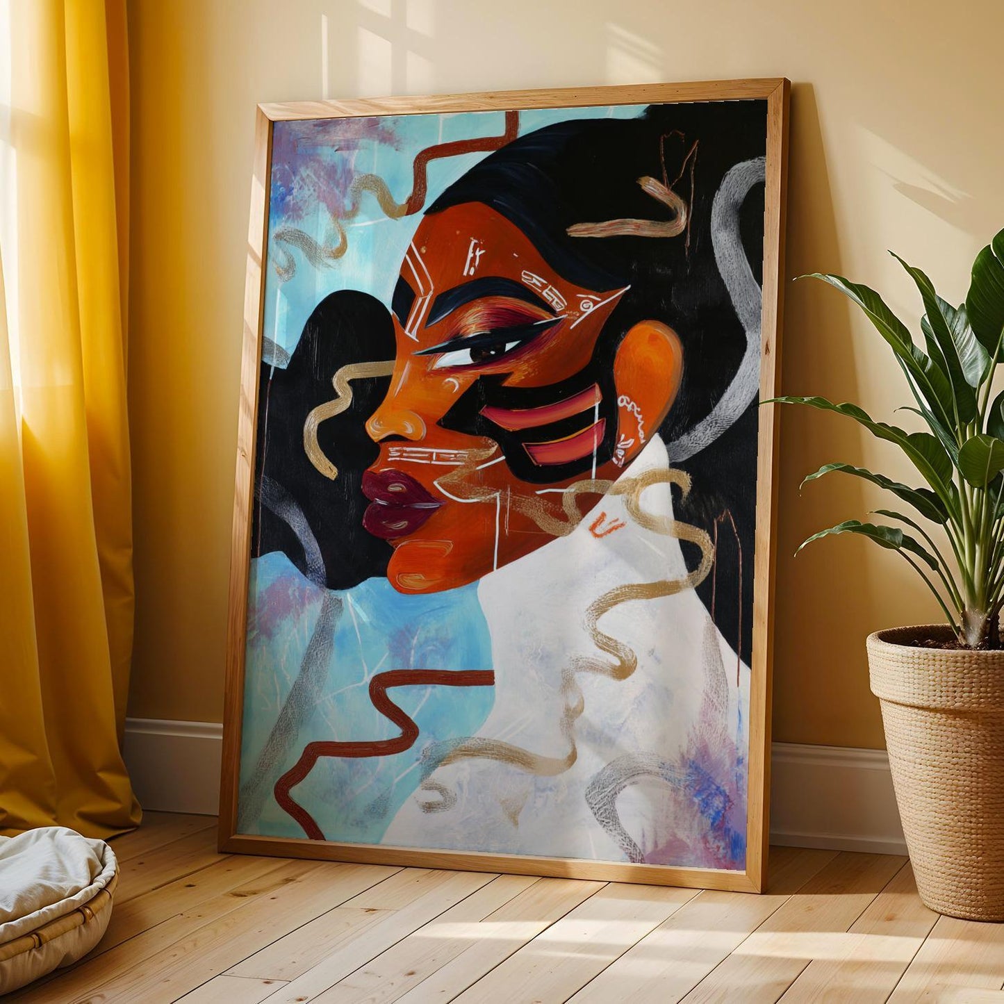 Abstract Woman Wall Art Print 342 Soluna Soul