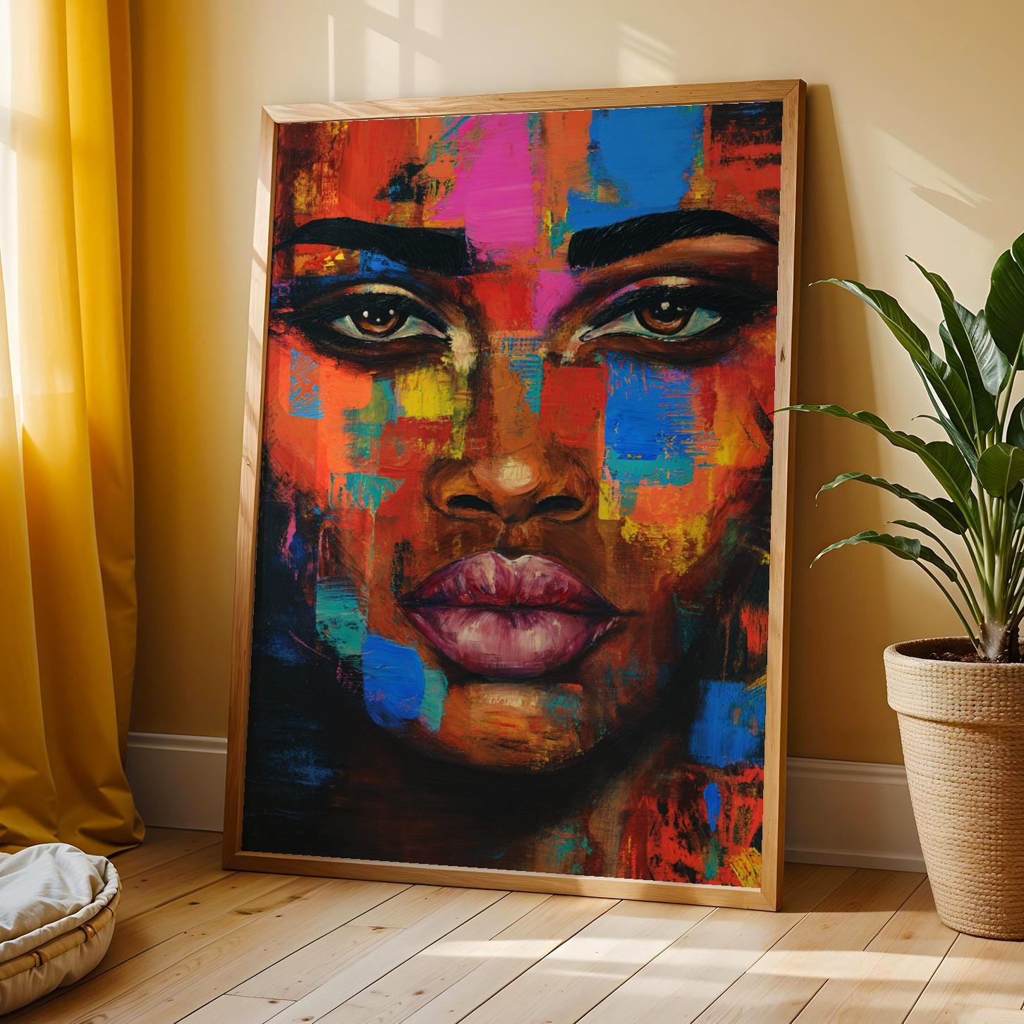 Modern Graffiti Abstract Wall Art Print 345 Soluna Soul