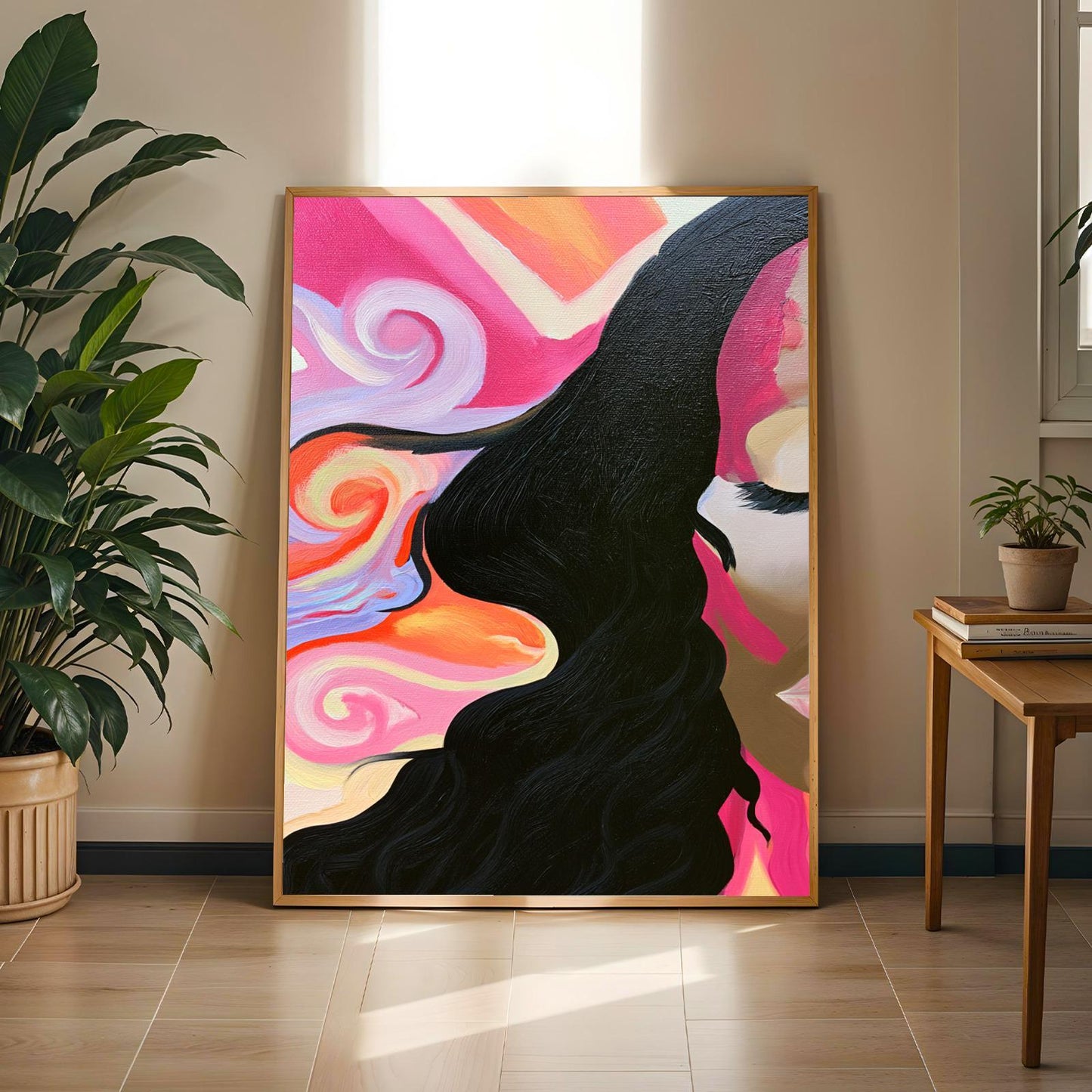 Abstract Woman Wall Art Print 343 Soluna Soul