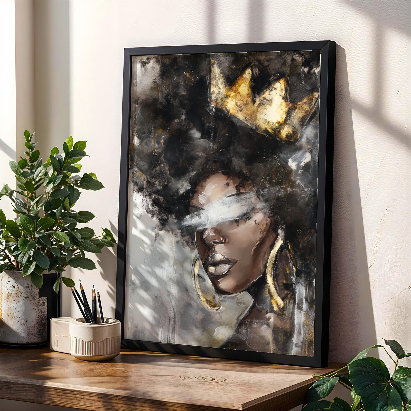 Modern Abstract Wall Art Print 340 Soluna Soul
