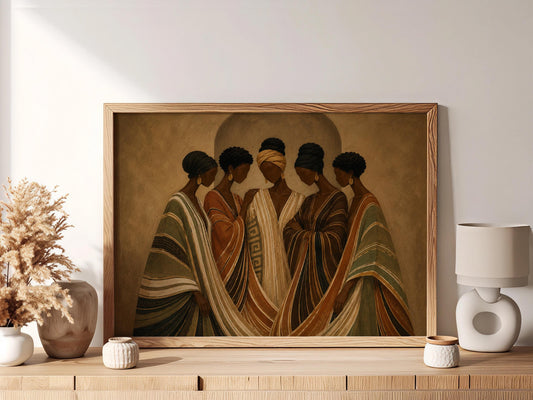 Sisterhood Wall Art Print 2 Soluna Soul