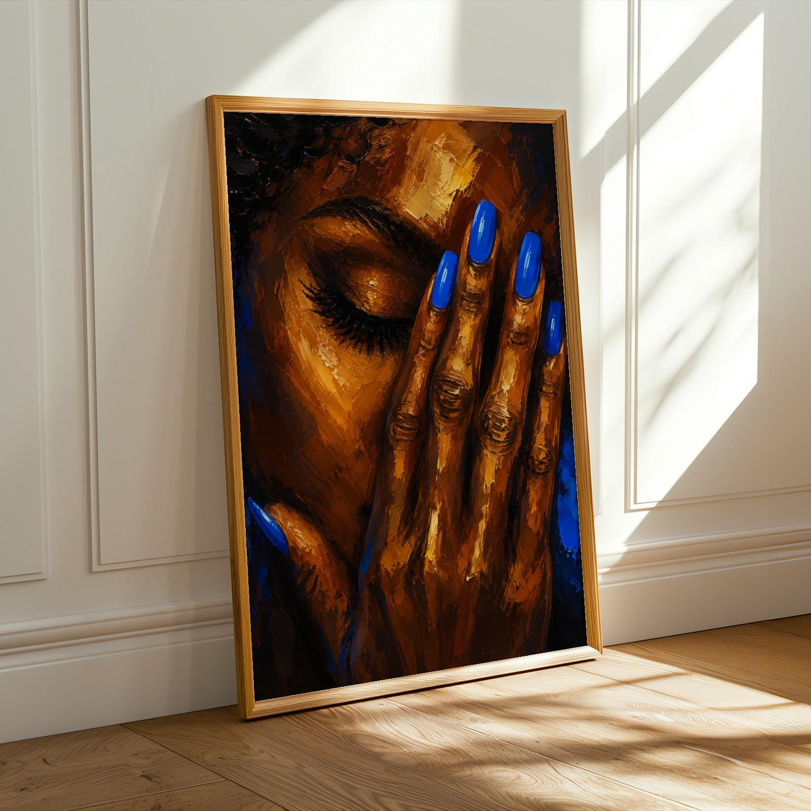 Afrocentric Black Woman Wall Art Print 296 Soluna Soul