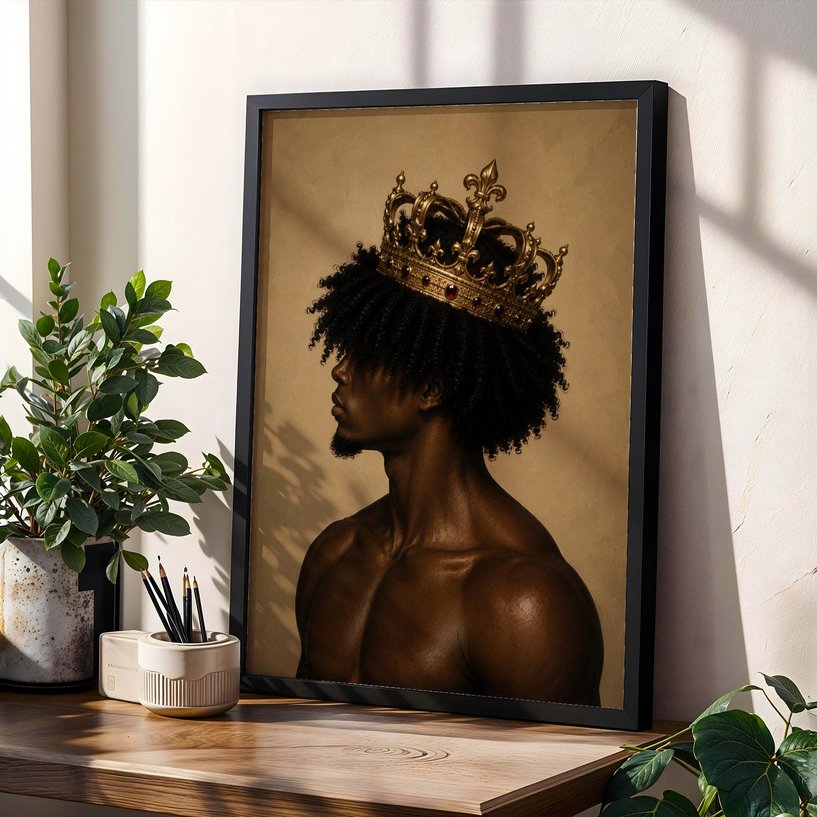 Regal King Wall Art Print 294 Soluna Soul