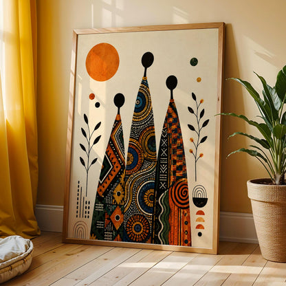 Abstract Familyhood Wall Art Print 308 Soluna Soul