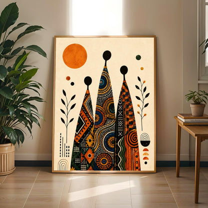 Abstract Familyhood Wall Art Print 308 Soluna Soul