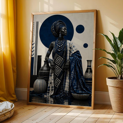 Afrocentric African Art Print 310 Soluna Soul