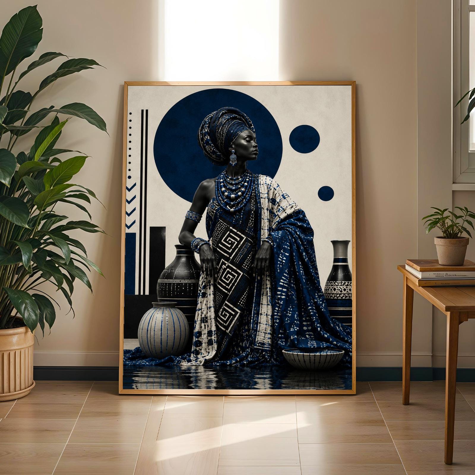 Afrocentric African Art Print 310 Soluna Soul