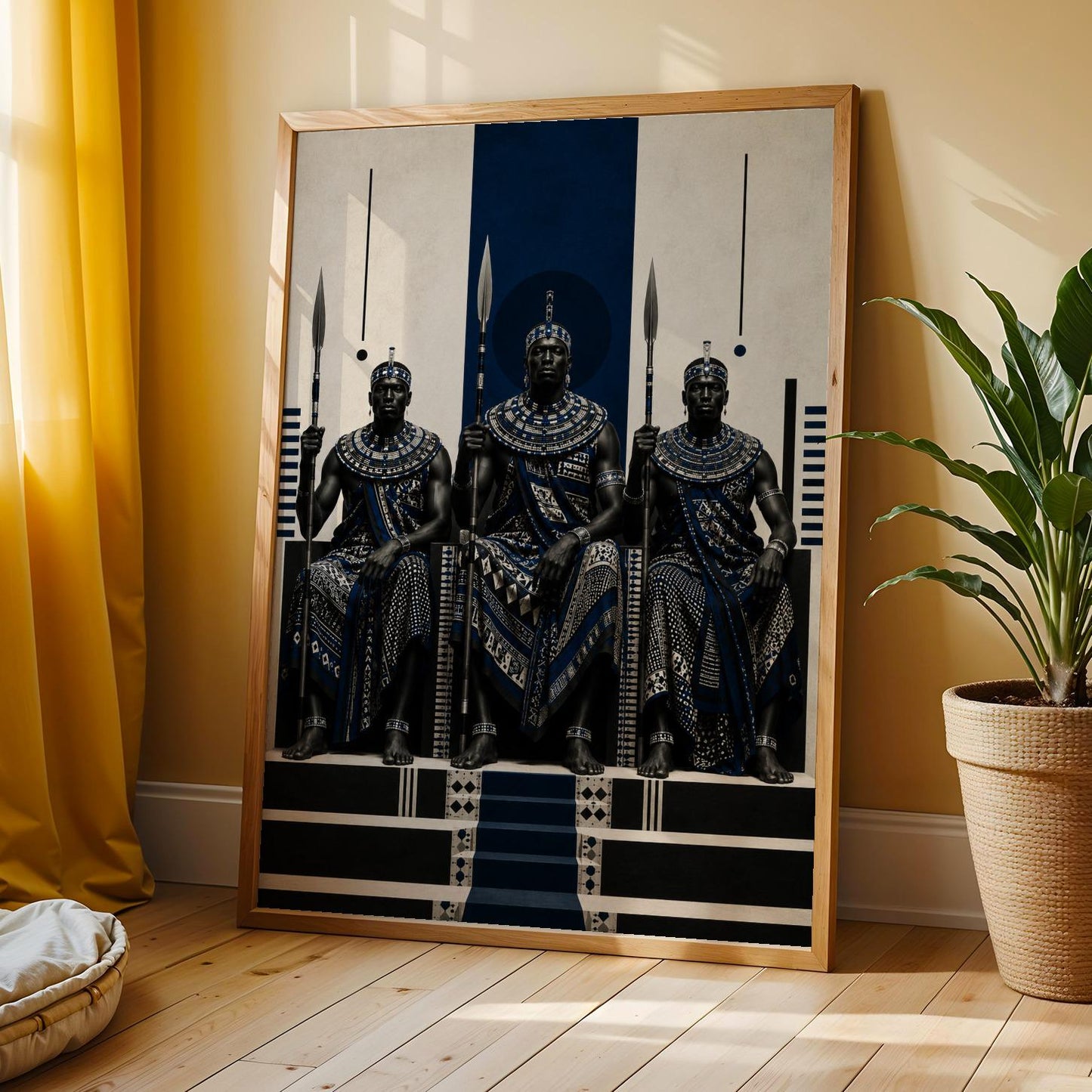 Afrocentric African Art Print 312 Soluna Soul