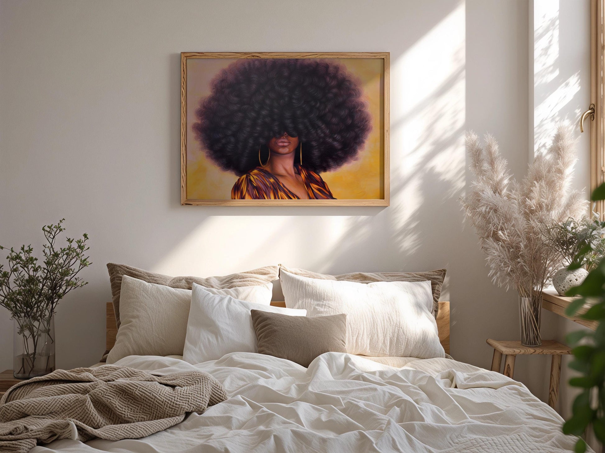 Afrocentric Wall Art Print L3 Soluna Soul