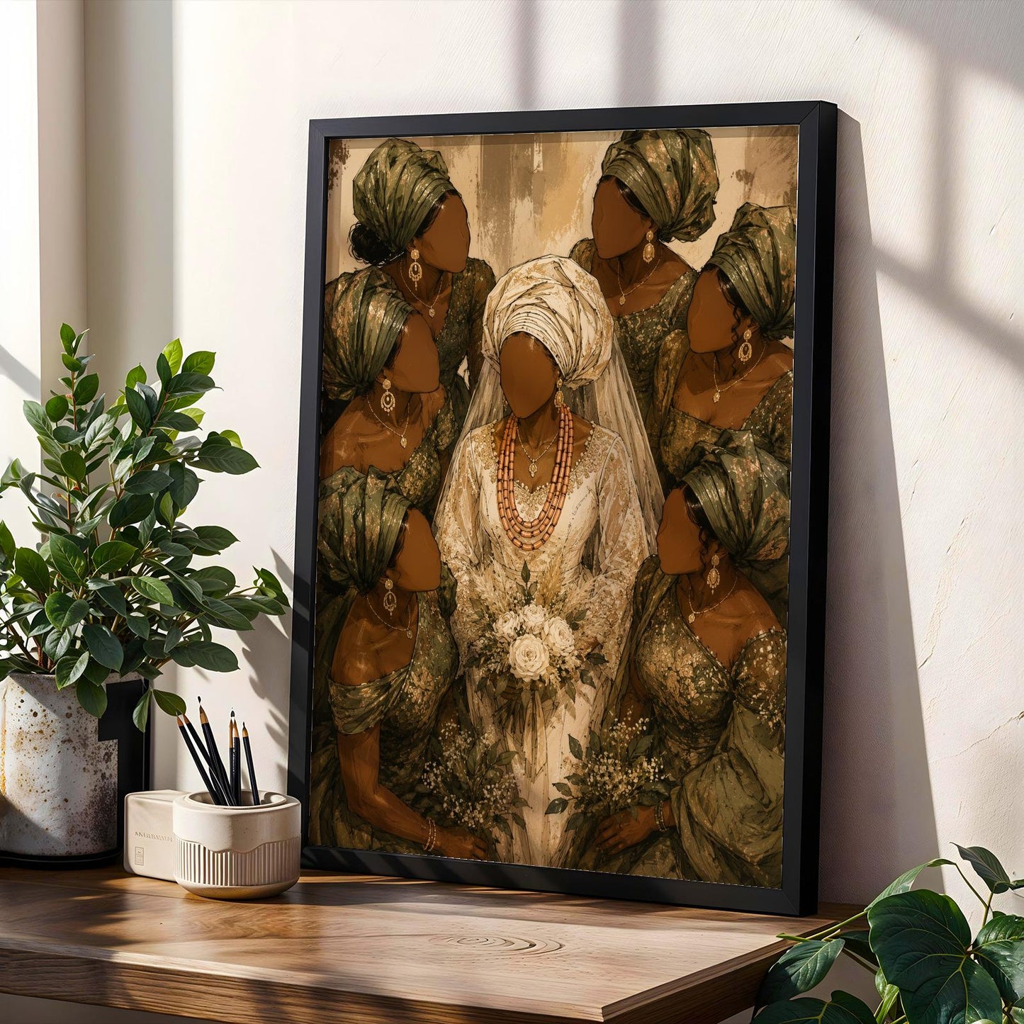Abstract Black Wall Art Print 337 Soluna Soul