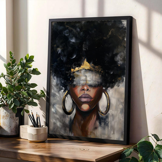 Abstract Woman Wall Art Print 341 Soluna Soul