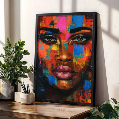 Modern Graffiti Abstract Wall Art Print 345 Soluna Soul