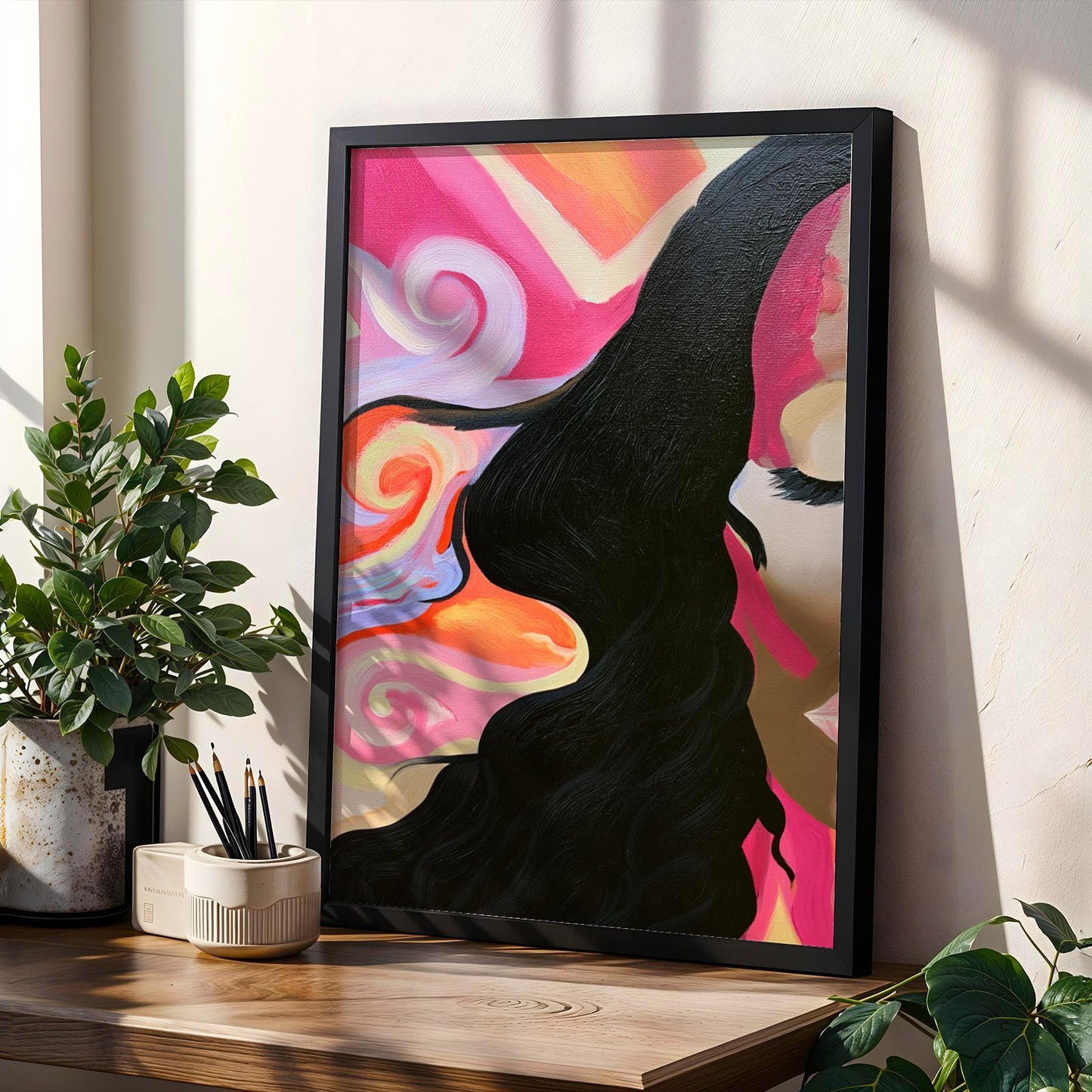Abstract Woman Wall Art Print 343 Soluna Soul