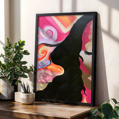 Abstract Woman Wall Art Print 343 Soluna Soul