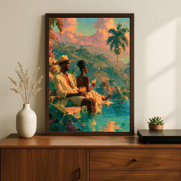 Sunset Poolside Reverie Soluna Soul
