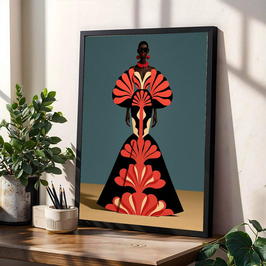 Coral Plume Silhouette Soluna Soul