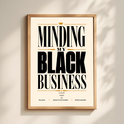 Minding My Black Business Soluna Soul