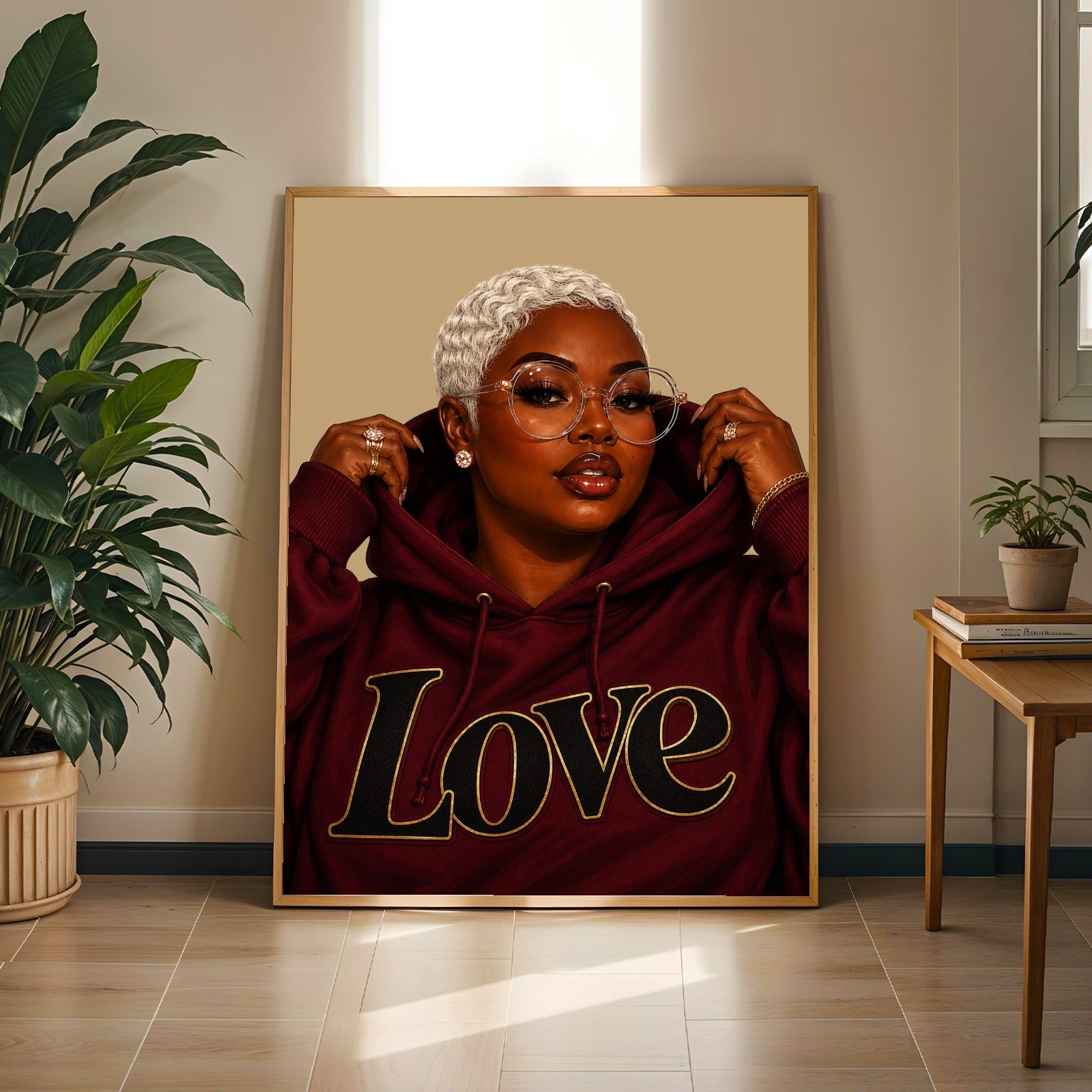 Black Girl Wall Art Print Soluna Soul