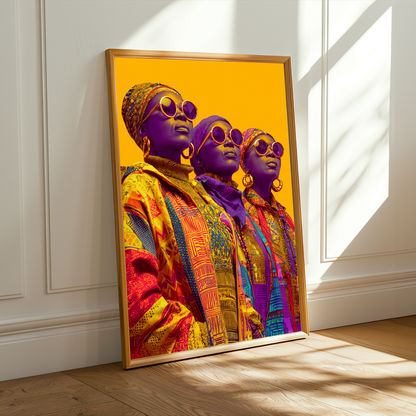 African Beauty Wall Art Print Soluna Soul