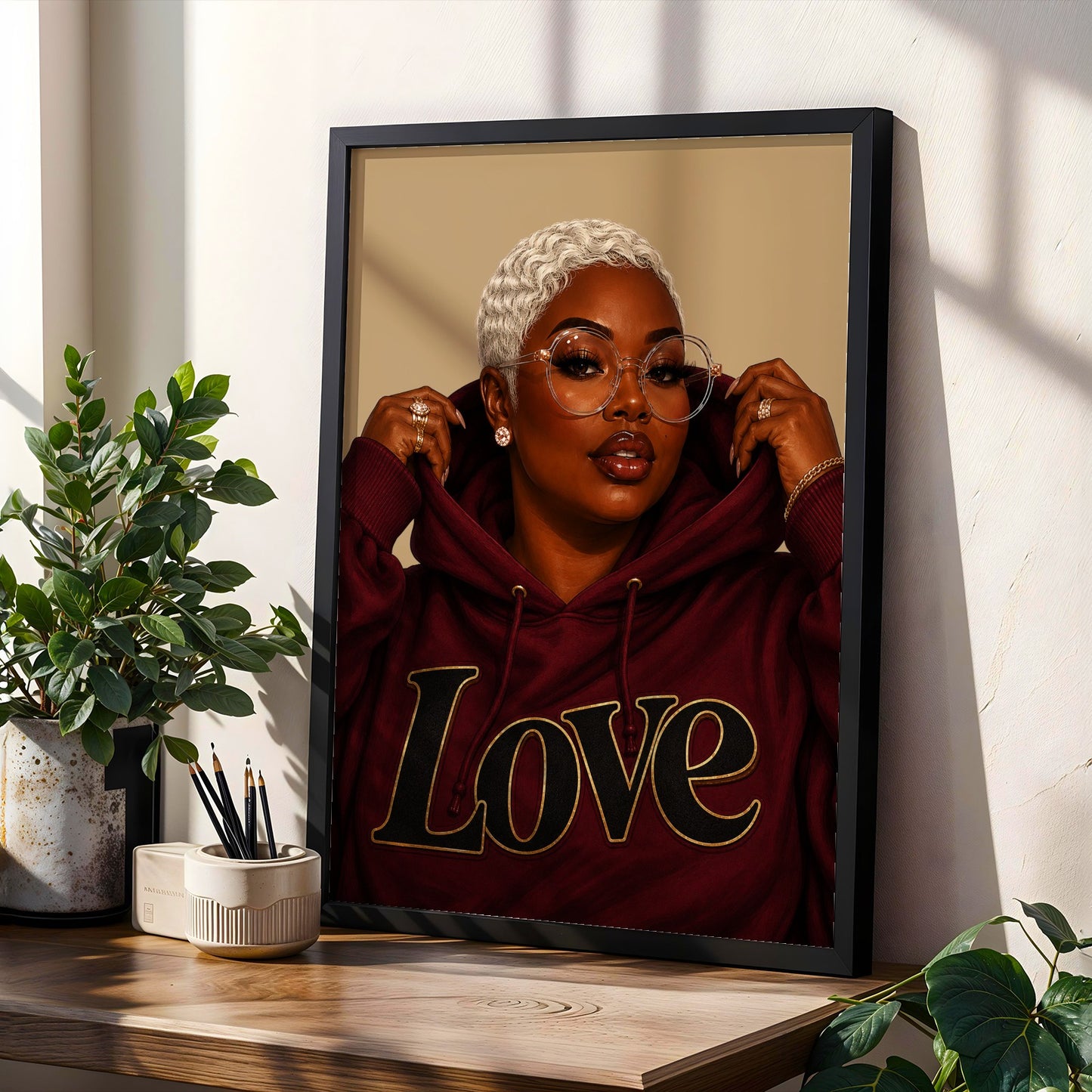 Black Girl Wall Art Print Soluna Soul