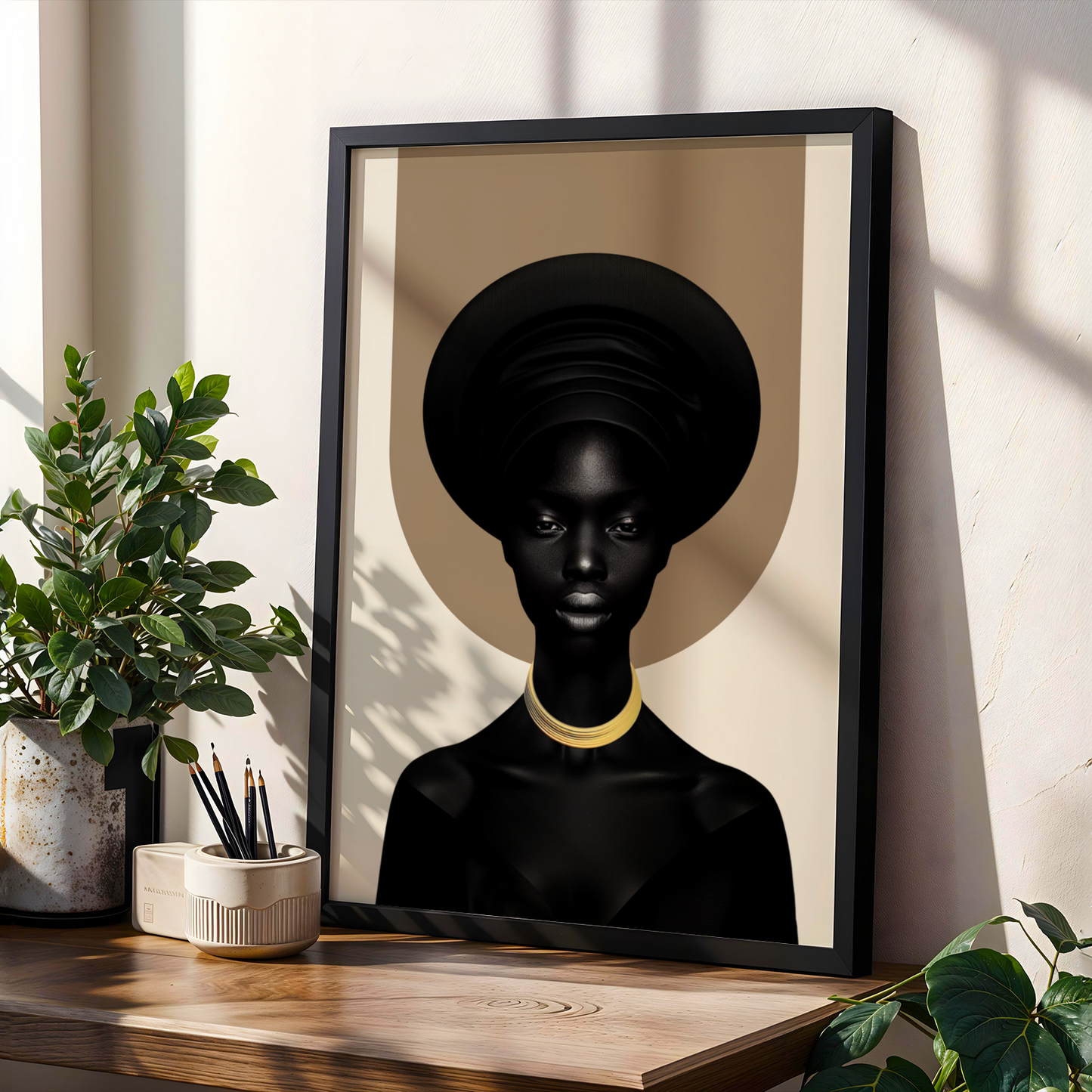 Black Woman Wall Art Print 226 Soluna Soul