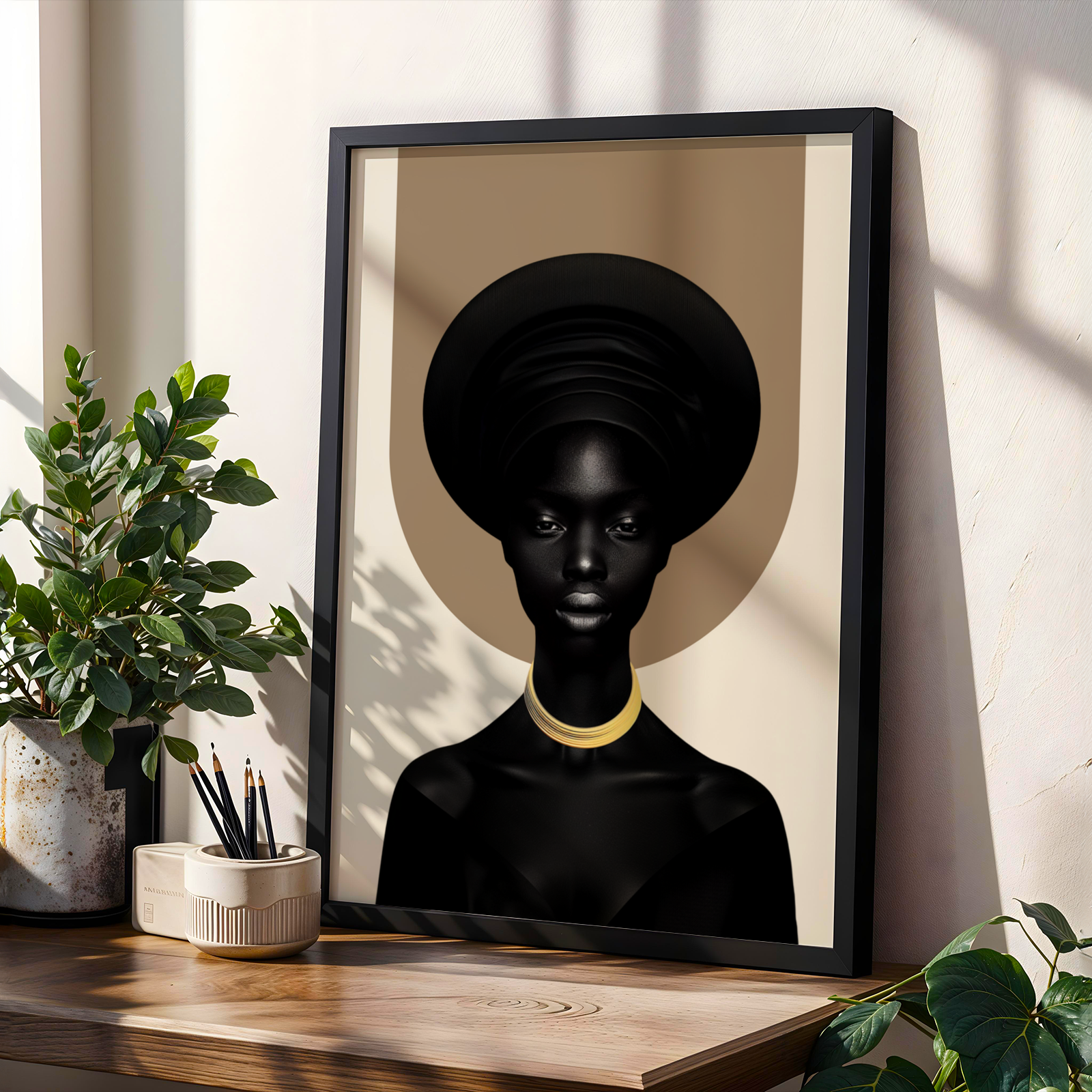 Black Woman Wall Art Print 226 Soluna Soul