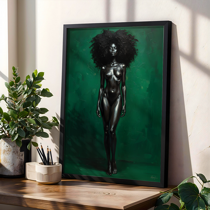 Abstract Goddess Wall Art Print 204 Soluna Soul