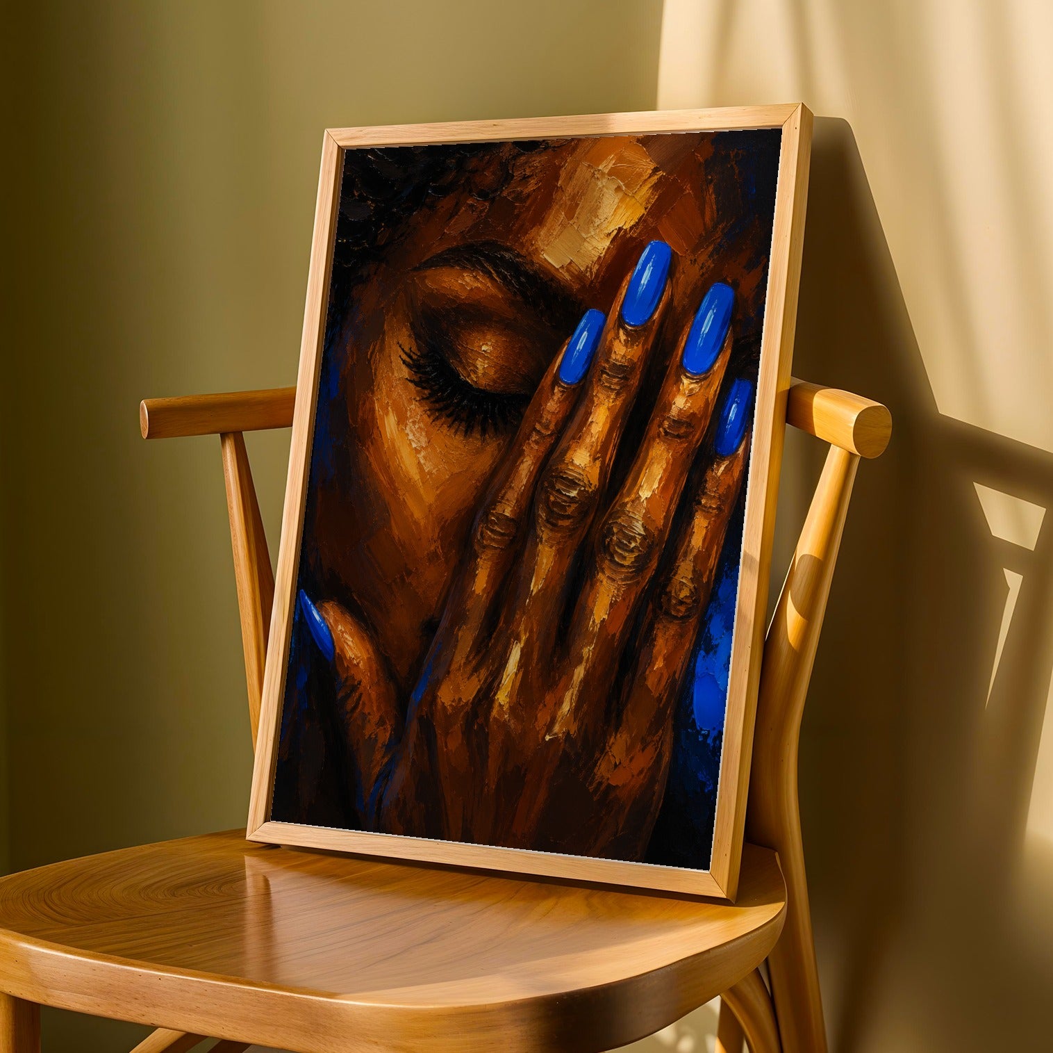 Afrocentric Black Woman Wall Art Print 296 Soluna Soul