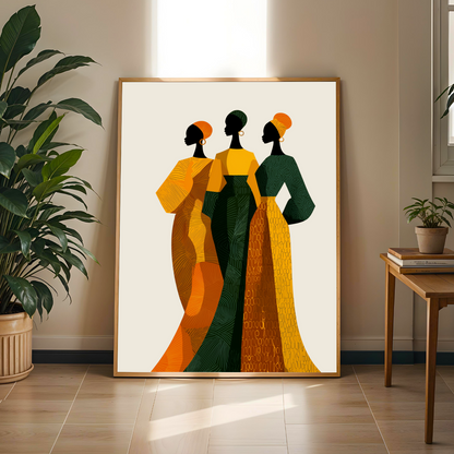 Sisters in Golden Light