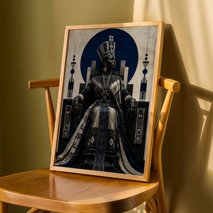 Afrocentric African Art Print 311 Soluna Soul