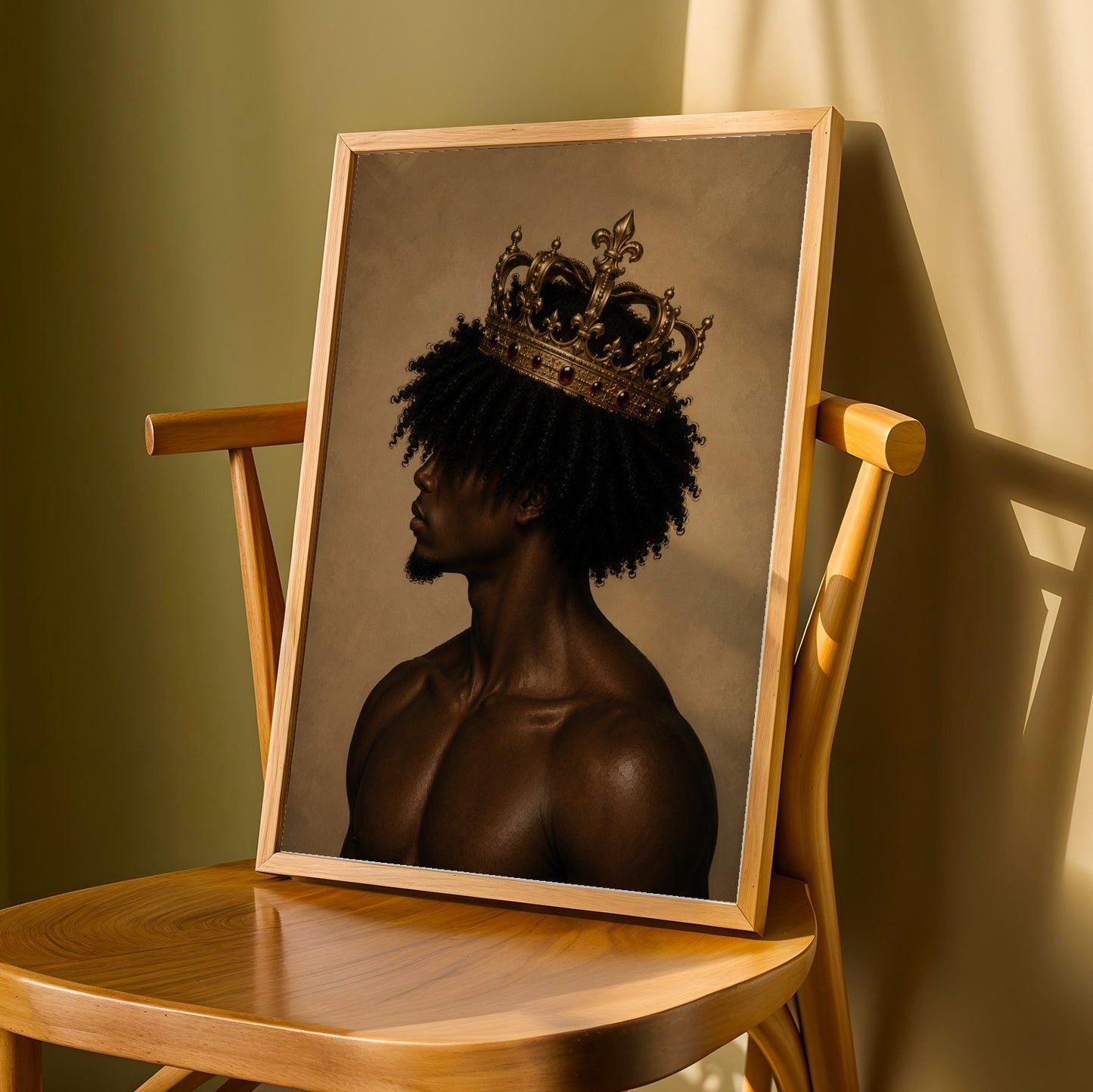 Regal King Wall Art Print 294 Soluna Soul