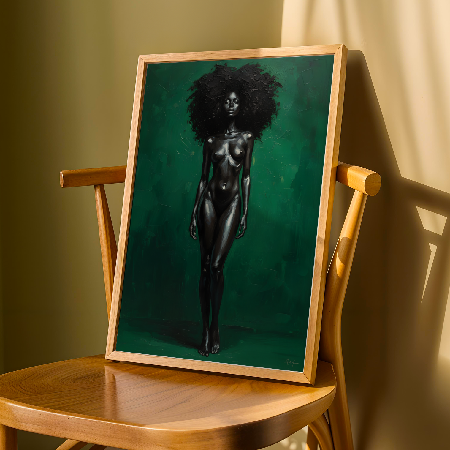 Abstract Goddess Wall Art Print 204 Soluna Soul