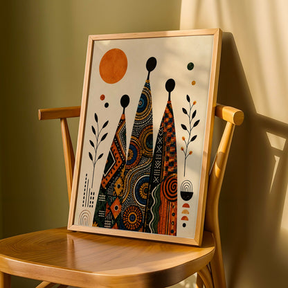 Abstract Familyhood Wall Art Print 308 Soluna Soul