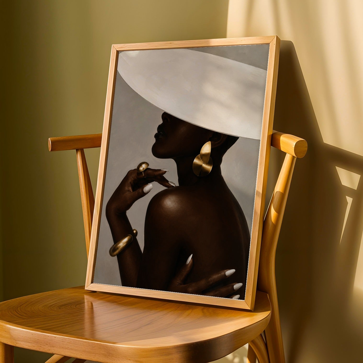 Afrocentric Black Woman Wall Art Print 299 Soluna Soul