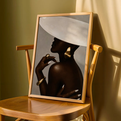 Afrocentric Black Woman Wall Art Print 299 Soluna Soul