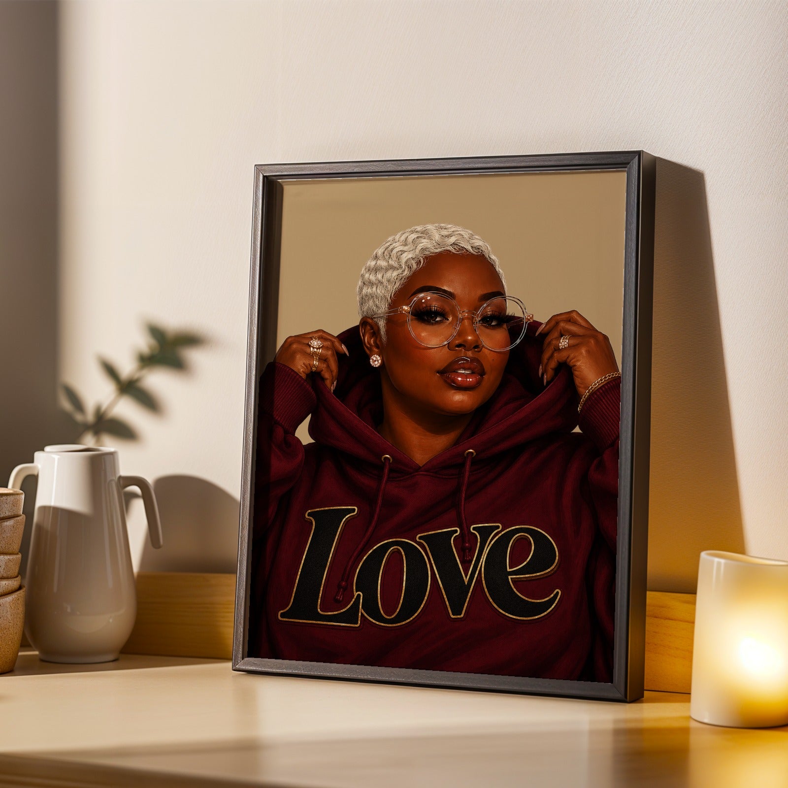 Black Girl Wall Art Print Soluna Soul