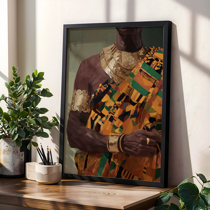 Kente In Power Wall Art Print Soluna Soul