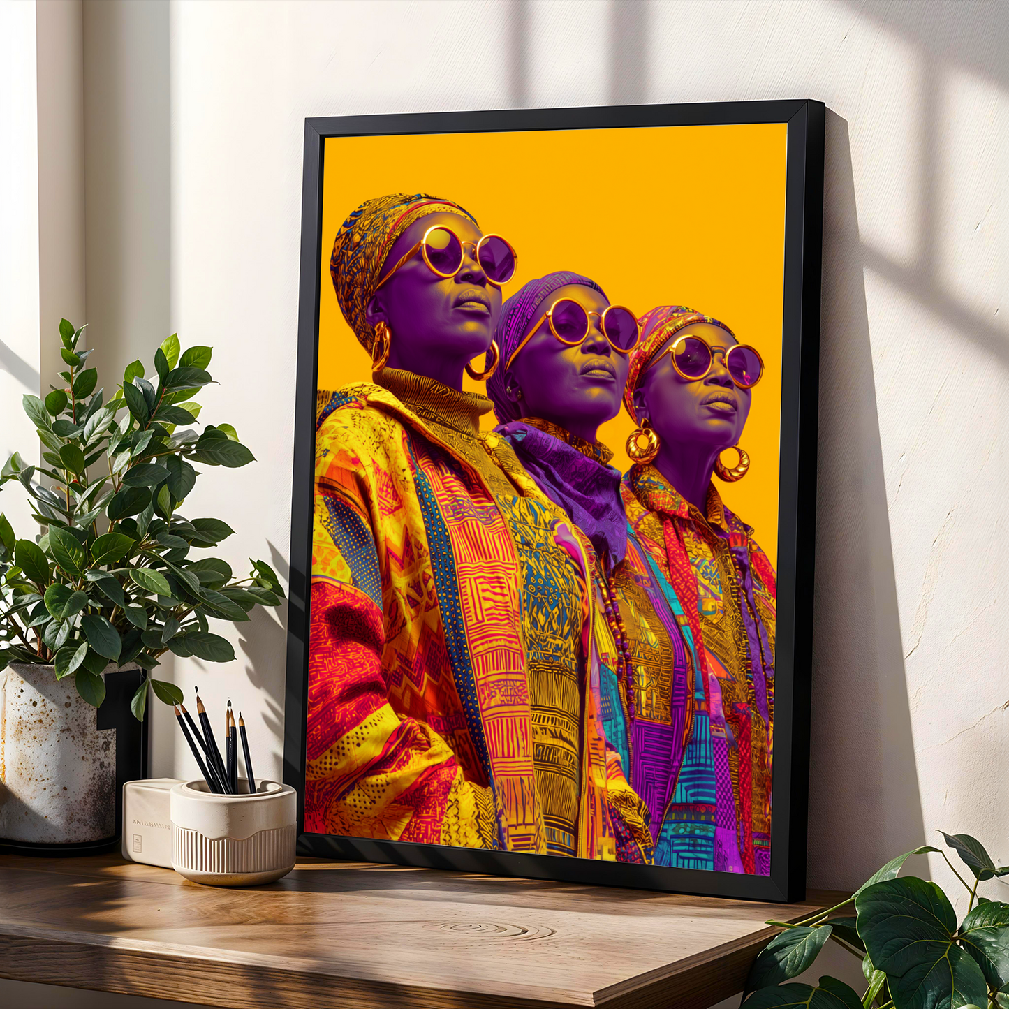 African Beauty Wall Art Print Soluna Soul