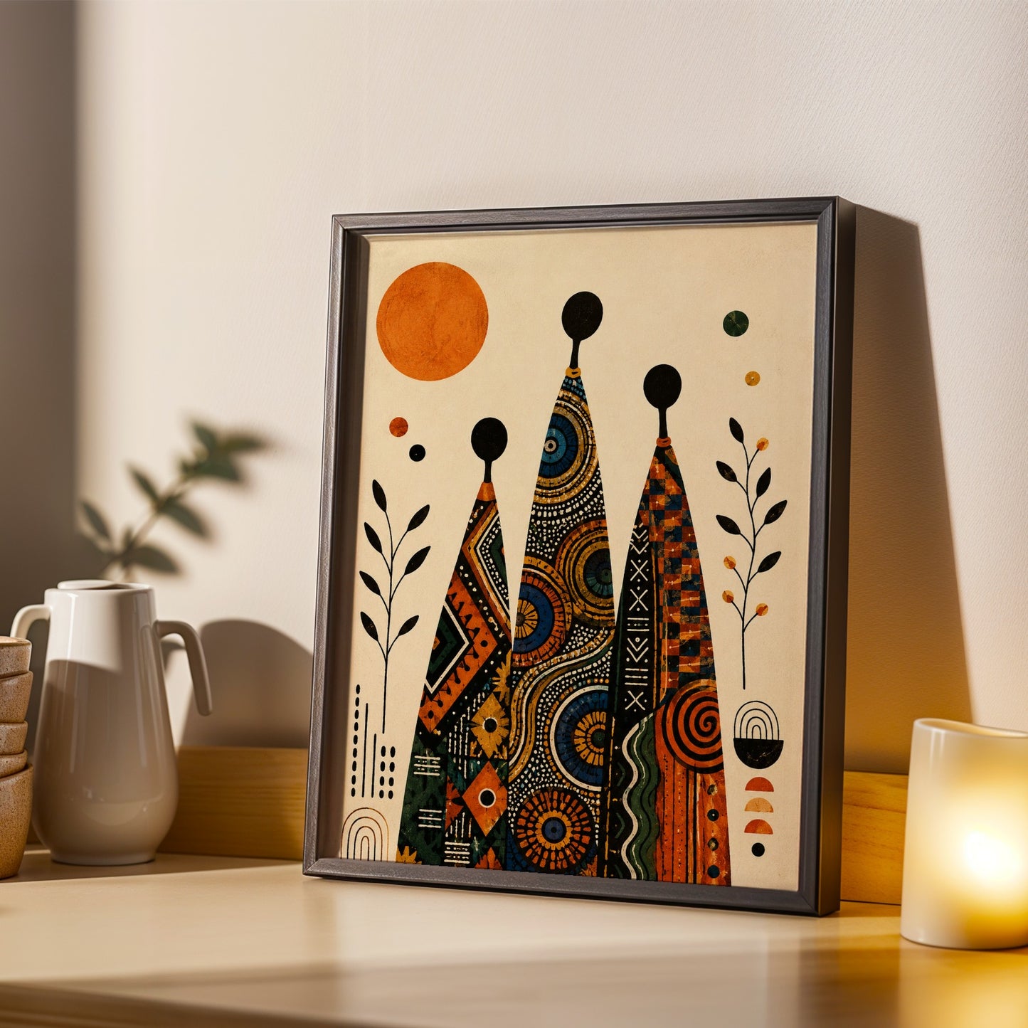 Abstract Familyhood Wall Art Print 308 Soluna Soul