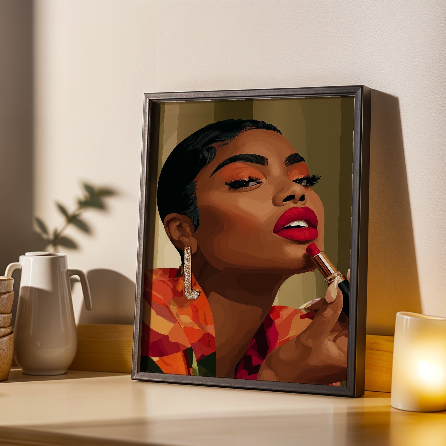 Grace Defined - Elegant Woman Wall Art Print Soluna Soul