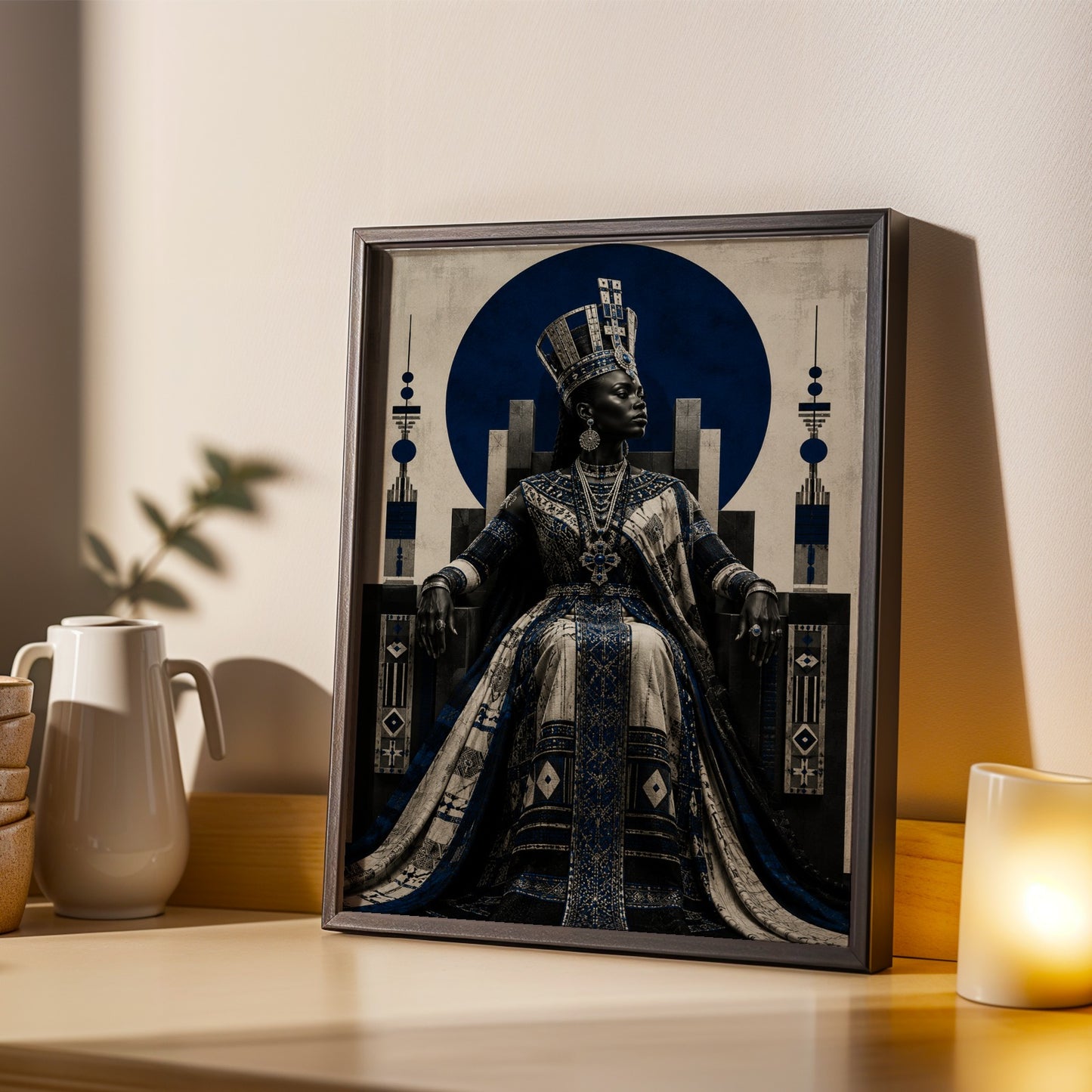 Afrocentric African Art Print 311 Soluna Soul