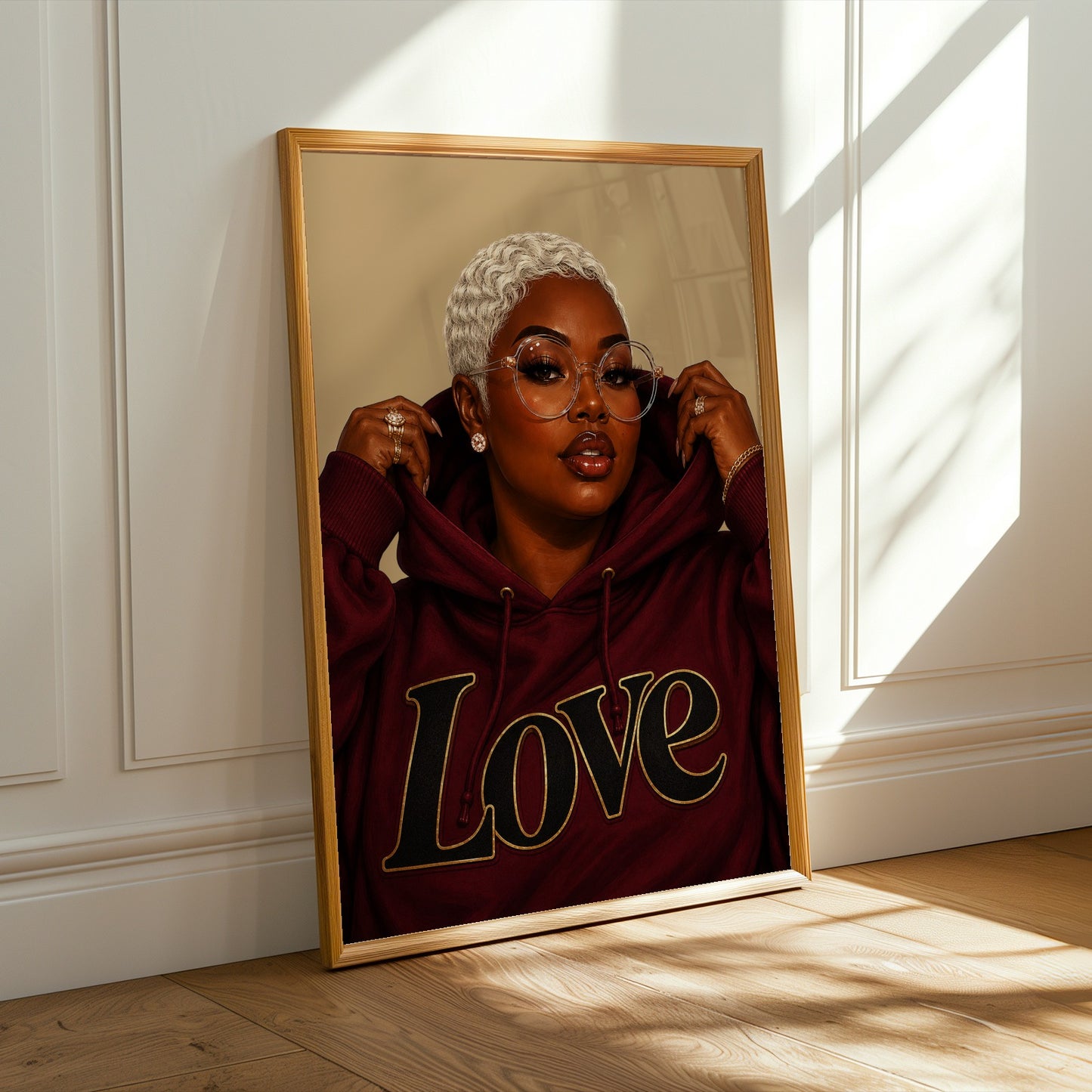 Black Girl Wall Art Print Soluna Soul
