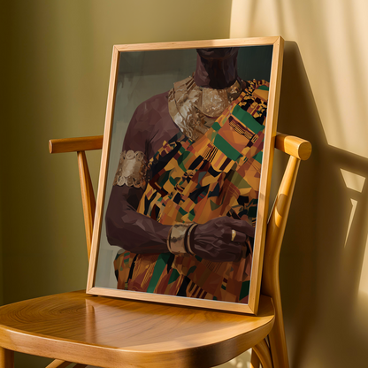 Kente In Power Wall Art Print Soluna Soul