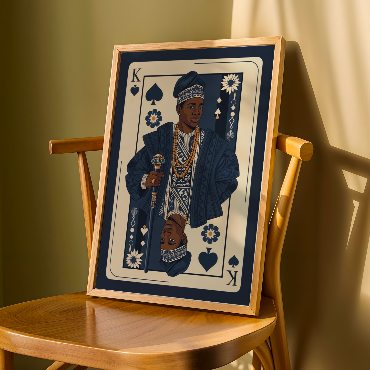 King Of Spades Wall Art Print Soluna Soul