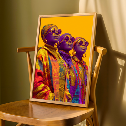 African Beauty Wall Art Print Soluna Soul