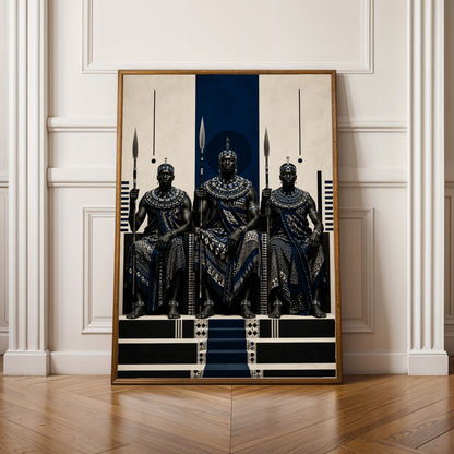Afrocentric African Art Print 312 Soluna Soul